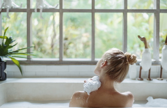 take a shower